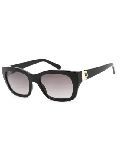 Ferragamo Rectangular Women's Designer Sunglasses In Red