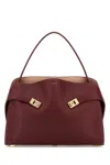 Ferragamo Red Hug Soft Large Shoulder Bag In Red