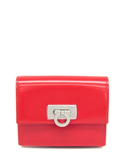 Ferragamo Red Leather Wallet (authentic Pre-loved)