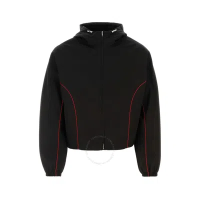 FERRAGAMO FERRAGAMO RED LINE HOODED JACKET