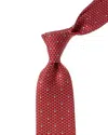 FERRAGAMO FERRAGAMO RED PENCILS SILK TIE