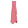 Ferragamo Silk Ties & Papillon In Pink
