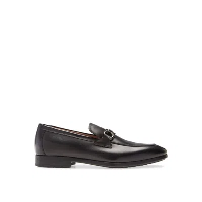 Ferragamo Ree Leather Loafers In Black
