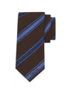 Ferragamo Regimental Silk Jacquard Tie In Multi