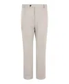 Ferragamo Mid-rise Regular-fit Chino Pants With Functional Pockets In Brown