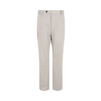 Pre-owned Ferragamo Regular Fit Chino Pants 'grey' | Men's Size 48 In Gray