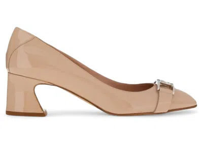Pre-owned Ferragamo Rei 55 Pumps (women's) Sneakers In Beige