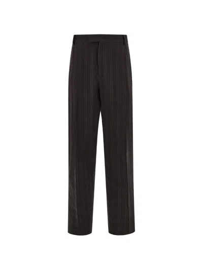Ferragamo Relaxed Tailored Trousers In Black