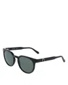 Ferragamo Renew Gancini Round Sunglasses, 53mm In Black