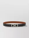 Ferragamo Reversible Adjustable Buckle Belt In Multi