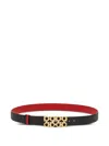 Ferragamo Reversible And Adjustable Belt With Woven Gancini