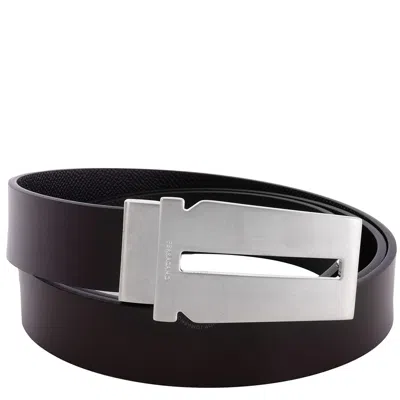 Ferragamo Reversible Adjustable Gancini Calfskin Belt In Purple