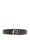 Ferragamo Reversible And Adjustable Belt In Brown