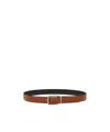 Ferragamo Reversible And Adjustable Belt In Brown