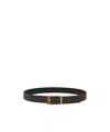 Ferragamo Reversible And Adjustable Belt In Brown