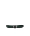 Ferragamo Reversible And Adjustable Belt In Green