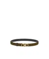Ferragamo Reversible And Adjustable Gancini Belt In Brown