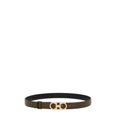 Ferragamo Reversible And Adjustable Gancini Belt