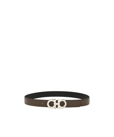 Ferragamo Reversible And Adjustable Gancini Belt