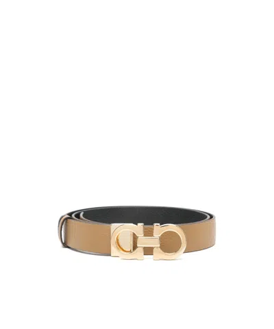 Ferragamo Reversible And Adjustable Gancini Belt