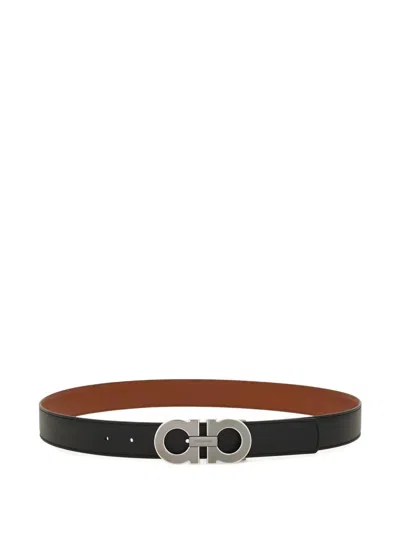 FERRAGAMO REVERSIBLE AND ADJUSTABLE GANCINI BELT