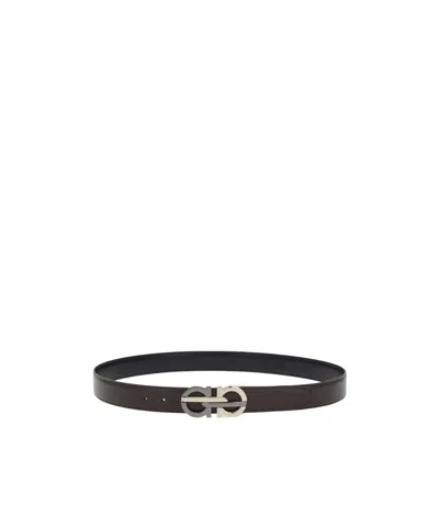 FERRAGAMO REVERSIBLE AND ADJUSTABLE GANCINI BELT