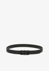 Ferragamo Reversible And Adjustable Gancini Belt In Black