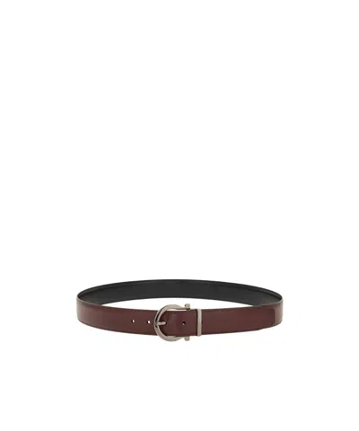 FERRAGAMO REVERSIBLE AND ADJUSTABLE GANCINI BELT