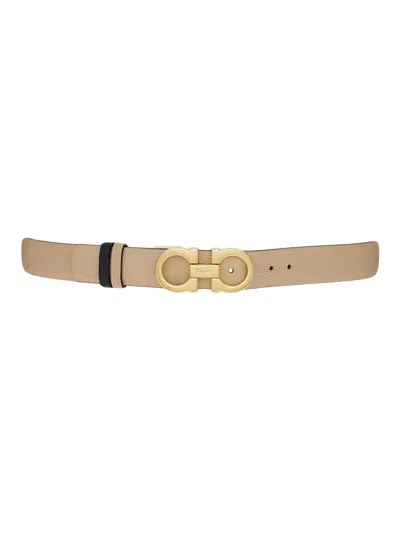 FERRAGAMO REVERSIBLE AND ADJUSTABLE GANCINI BELT