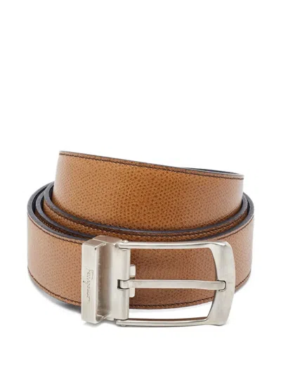 Pre-owned Ferragamo Reversible Belt