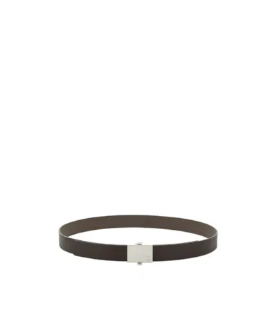 Ferragamo Reversible Belt In Brown