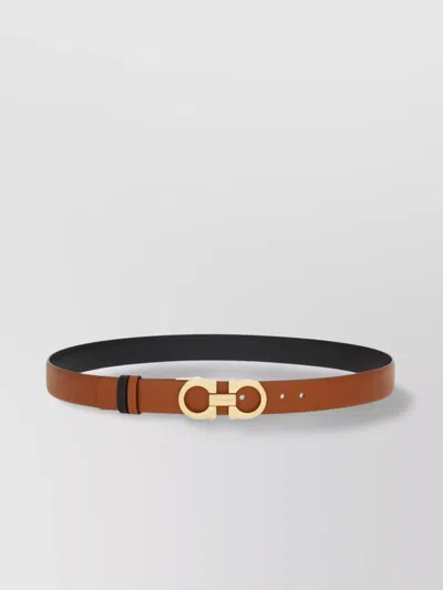 FERRAGAMO REVERSIBLE BELT GANCINI H25