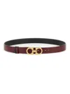 Ferragamo Reversible Belt With Gold-tone Buckle Hooks