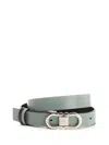 Ferragamo Reversible Belt In Lucky Charme/nero