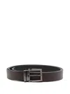 Ferragamo Reversible Belt In Red