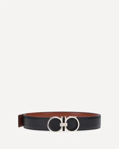 FERRAGAMO REVERSIBLE GANCINI BELT