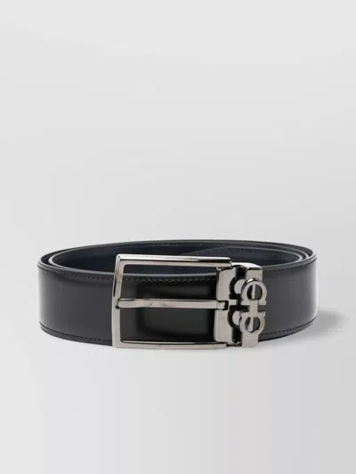 FERRAGAMO REVERSIBLE GANCINI BELT ADJUSTABLE LENGTH