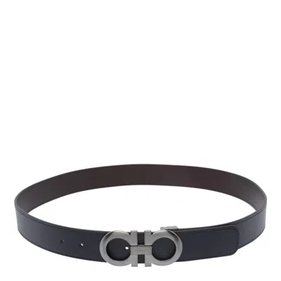 FERRAGAMO REVERSIBLE GANCINI BELT