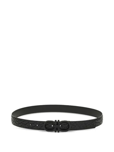 FERRAGAMO FERRAGAMO REVERSIBLE GANCINI BELT