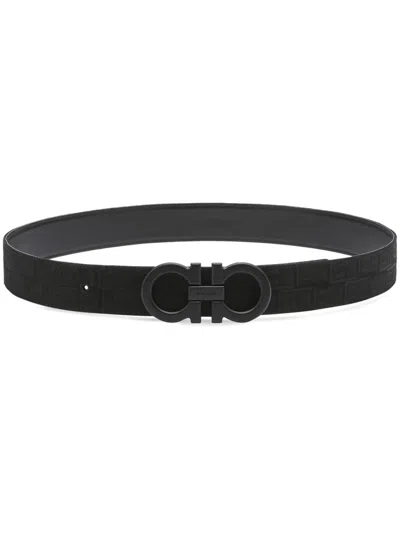 FERRAGAMO REVERSIBLE GANCINI BELT