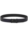 Ferragamo Reversible Gancini Belt In Blue