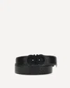 Ferragamo Men Reversible Gancini Belt In Blue