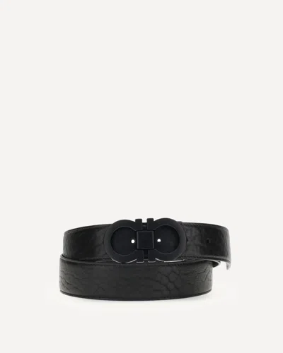 FERRAGAMO REVERSIBLE GANCINI BELT