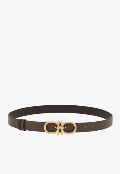 FERRAGAMO REVERSIBLE GANCINI BELT