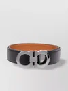 Ferragamo Men Knurled Buckle Reversible Gancini Belt