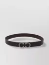 Ferragamo Reversible Gancini Belt Silver Buckle