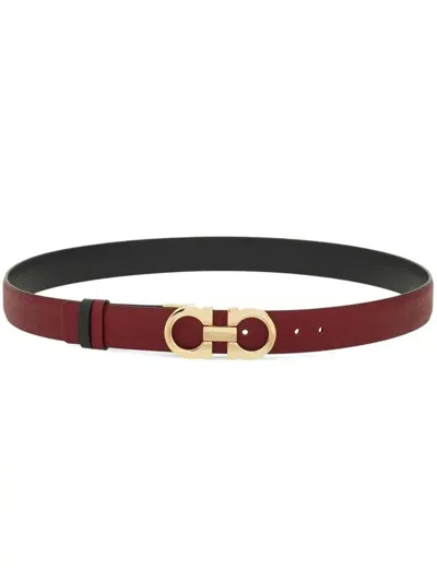 FERRAGAMO REVERSIBLE GANCINI-BUCKLE BELT