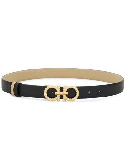 FERRAGAMO REVERSIBLE GANCINI-BUCKLE BELT