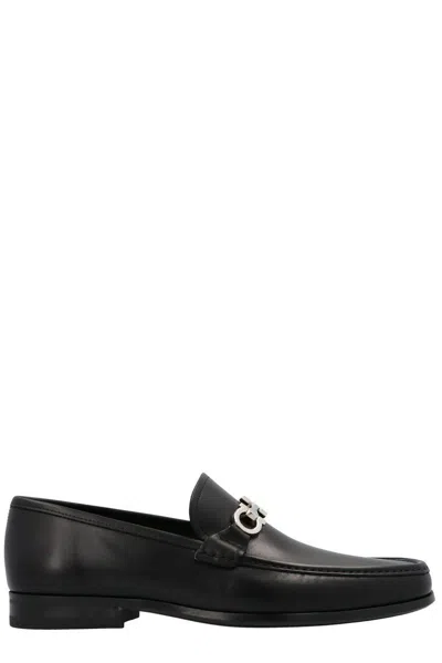 FERRAGAMO REVERSIBLE GANCINI LOAFERS
