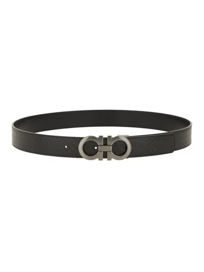 FERRAGAMO REVERSIBLE "HOOKS" BELT